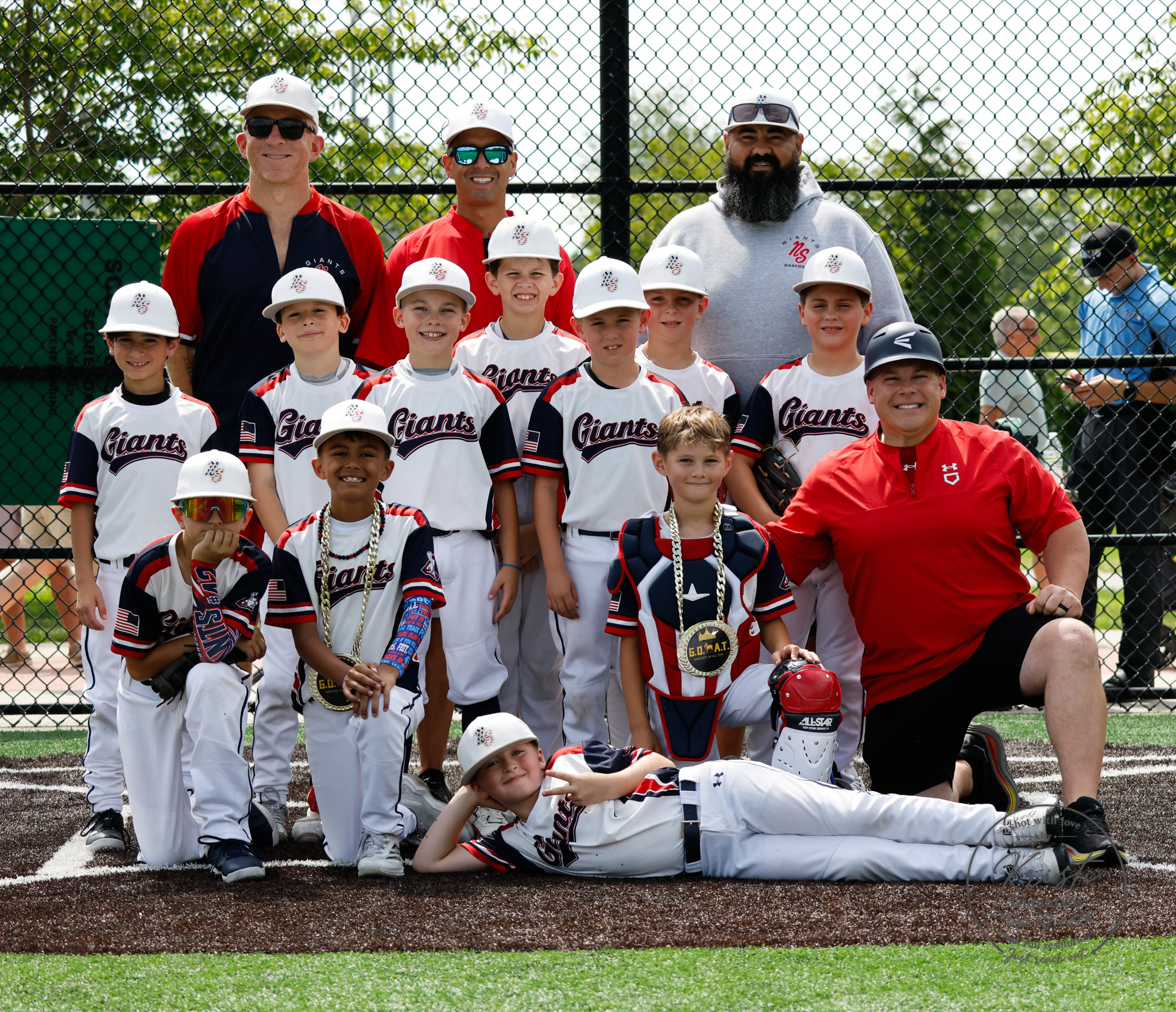 Frankie 9u Giants vs Middle Country Mustangs (8-7 win)