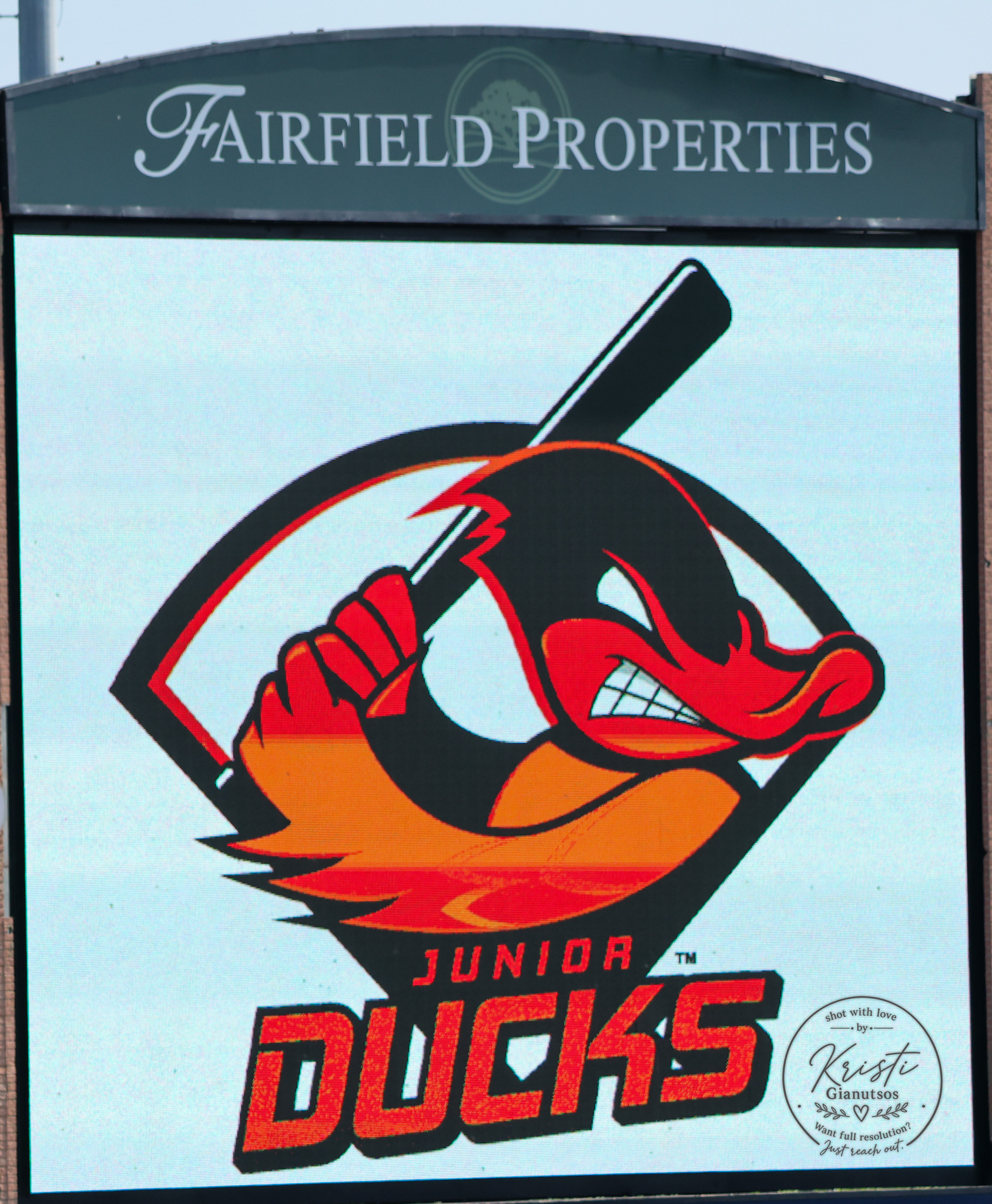 John & Frankie Junior Ducks Baseball Camp Stadium Day
